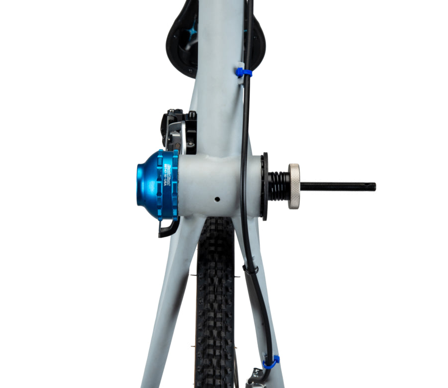 Park Tool BBT-47-16 aluminium bottom bracket socket being used with a BBT-RS socket holder