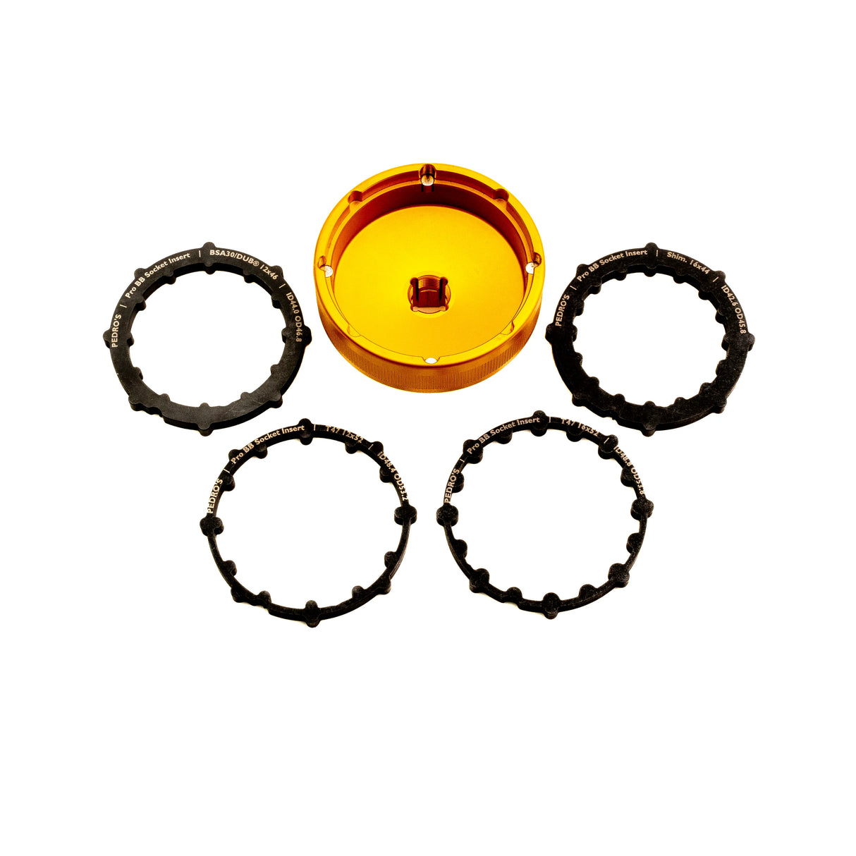 Pedro's Pro Modular Bottom Bracket Socket 5 Piece Set