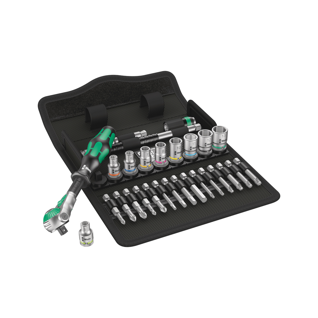 Wera 1/4" Zyklop Speed Ratchet Set (8100 SA 6)