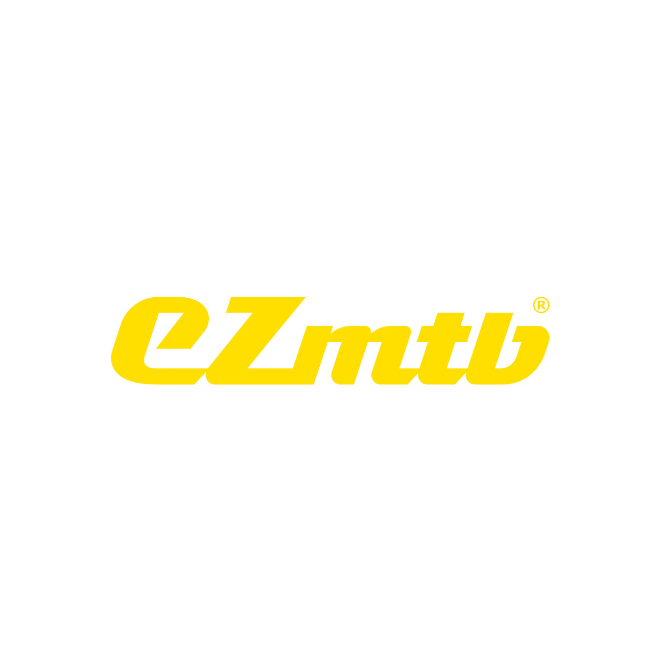 EZmtb Logo with yellow text on white background